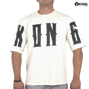 Playera Kong Oversize beige