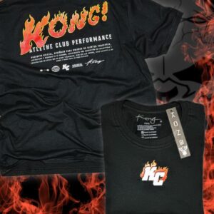 Playera Kong flamas