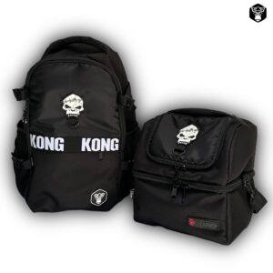 MOCHILA SPORT+LONCHERA CON TOPPERS Y SHAKER