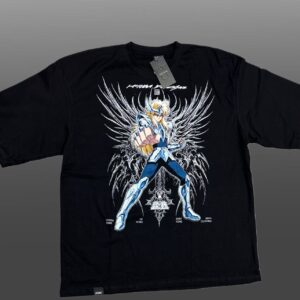 PLAYERA OVERSIZE DROP CABALLEROS DEL ZÓDIACO "CISNE"
