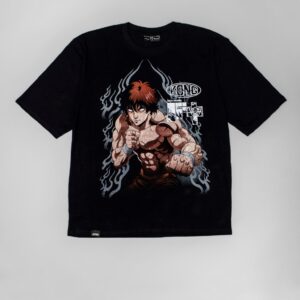 PLAYERA OVERSIZE "DROP BAKI HANMA"