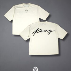 PLAYERA OVERSIZE - FIRMA BEIGE